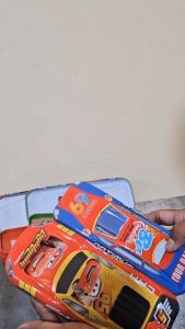 SOS Kotak Pensil Kaleng Mobil Biasa 2 Susun 8.5x21 / Tempat Pensil / Pensil Case/Tepak