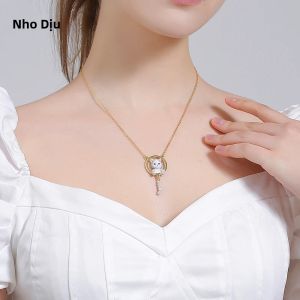 Mặt Dây Chuyền Men Hình Mèo Dễ Thương Nho Mọng Nước Dành Cho Nữ Mạ Vàng 18K Thời Trang Thủ Công Hình Thú Phụ Kiện Trang Sức