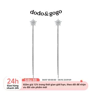 DODO.GOGO | Nhẫn Tai Độc Đáo Đẹp Tinh Tế Sang Trọng Có Hoa Và Xà Cừ Tháo Lắp Được