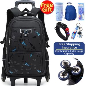 KABUYOUSI | Waterproof Load-reducing Pull-rod Backpack 6-wheel Climbing Design