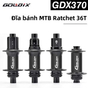 Moay-ơ Xe Đạp GOLDIX M370 28H MTB Với Nan Hoa J-Bend 36T Khóa Trung Tâm Tương Thích Với Phanh Đĩa HG/XD/MS BOOST 148x12 142x12 141x10