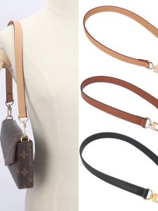 Black Leather Shoulder Strap for Handbag Underarm Single Shoulder Sling Bag Strap Replacement Accessory for Women Piekeys