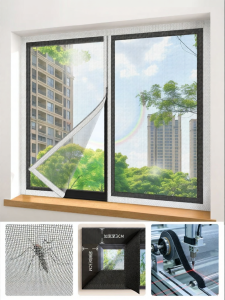 Watthour | Invisible Anti-mosquito Window Screen Easy Installation Self-adhesive No Drilling
