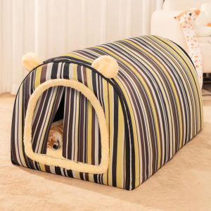 Thiên Đường Ngủ Ấm Áp Cho Chó Cỡ Lớn 100 Pound Mùa Đông Nhà Chó Nhà Mèo Kín Cỡ Lớn Giường Chó Chất Liệu Cotton