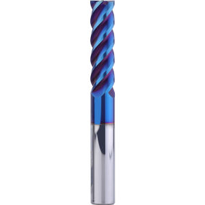 Stainless Steel Tungsten Carbide 4-flute Extended Coated CNC Tool 65 degrees