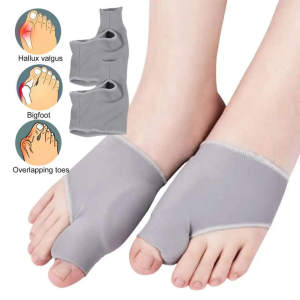 SXXS 1Pair Toe Bunion Corrector Orthopedic Correction Socks Toes Separator Feet Care Pain Protect For Day/Night Use