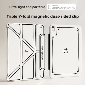 Zoyu | Magnetic iPad Pro Case with Dual-Sided Clasp and Pen Slot 11 inch