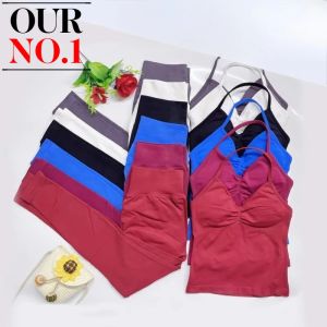 Summer 2-piece Set Long Neck Yoga Sportswear Top and Hip Pants Sports Fitness Running Cycling Breathable Same Color Set