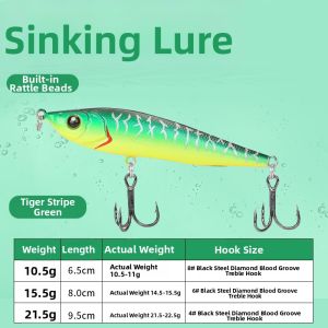 Ewitgo | Trembling Long-Range Slow Sinking Lure Pencil