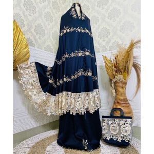 BAYAR DI TEMPAT(COD)/MUKENA BORDIR KHANIA SUSUN /MUKENA BORDIR MANUAL/MUKENA TASIKMALAYA