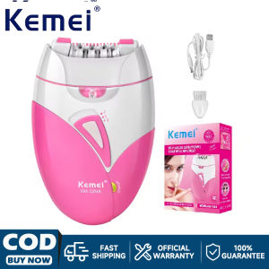 Kemei เครื่องกำจัดขนไฟฟ้าผู้หญิงชาร์จรักแร้ขาบิกินี่ส่วนตัวกำจัดขนทำความสะอาดร่างกาย