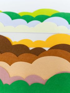 Kindergarten Wall Ring Decorative Strip Blackboard Frame Border Morandi Color System Nursery Wall Material Soft Home Decor