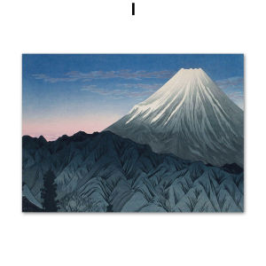 BILIBILI | Vintage Hokusai Waves Mount Fuji Japanese Women Wall Art Canvas Painting Japan Posters and Prints Wall Picture Living Room Decor