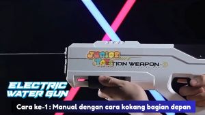 Mainan Pistol Air Elektrik Bisa Sedot Air Otomatis Tembak Tembakan Outdoor Futuristik Water Gun Toys