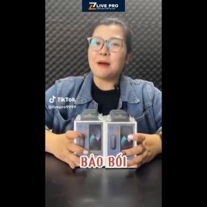 Micro thu âm không dây cài áo Mic khử Tiếng Ồn Cao Cấp - Khoảng Cách 20m - Chính Hãng Livepro