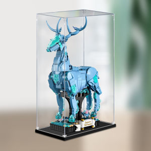 Acrylic Display Case Suitable for Lego 76414 Guardian Spell Deer Guardian Spirit Figure Storage Box Dust Cover Display Stand