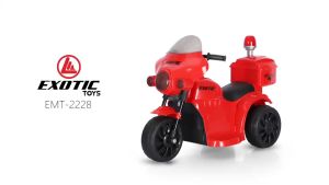 Motor Aki Anak Polisi Mainan Motoran Bisa Dinaiki Police Bike Patrol Ride On Toys