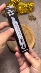 Pisau Cutter Tajam Besar Multifungsi Baja Cutter Besi Stainless Anti Karat Bahan Tebal Bagus Serbaguna