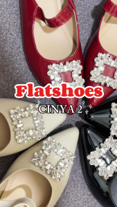 CASSIE Sandal kerja wanita ( CINYA2 ) sepatu kantor wanita flatshoes kerja wanita import sendal flat wanita sandal mules kerja import