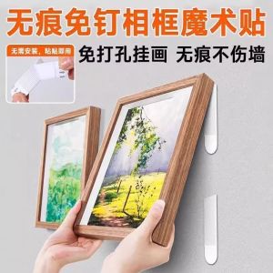 Magic Picture Hanging Tool No Drilling Wedding Photo Frame Strong Load Bearing Instant Removal Traceless Nail Wall Sticker
