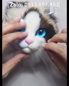 Mô hình mặt mèo len chọc tự làm thú cưng chủ đề các loại có khuôn sẵn [Có hướng dẫn]