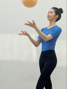 Korean Import Basic T-Shirt For Yoga Fitness Dance Sports