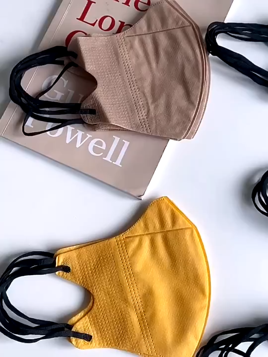 3DMask Face-lifting Face Mask 50pcs Non-woven Protection Filter Anti Viral Korea Butterfly Mask