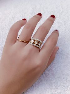 Cincin Titanium Wanita Mata Cantik