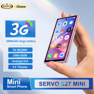 SERVO S27 Mini 3G Network Tiny Smartphone 4.0 Inch Display 2GB RAM 16GB ROM Dual SIM Face Recognition Android Small Smart Phones