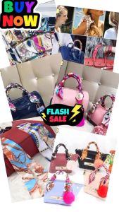 Elegant Twilly Silk Scarf Charm for Bag Decoration - 2PCS Set Multicolor Patterns Fashion Accessory