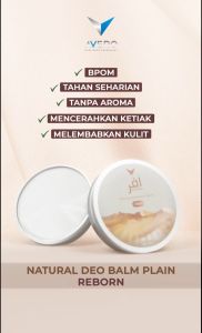 Avero Solid Deodoran Balm Ketiak Alami Plain/Unscented/Tidak Beraroma Tanpa Tawas & Tanpa Alkohol - 30gr