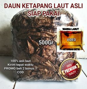 Daun Ketapang asli laut bersih kering siap pakai COMBO BELI BANYAK MAKIN MURAH