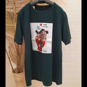 ATASAN KAOS OBLONG TSHIRT WANITA LENGAN PENDEK BAHAN BABYTERRY TEBAL