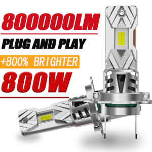 H7 LED Headlight Bulbs CANBUS 1 : 1 Mini Size Super Bright Turbo Auto Headlamp with Fan Wireless Car Fog Light Plug&Play 12V 24V