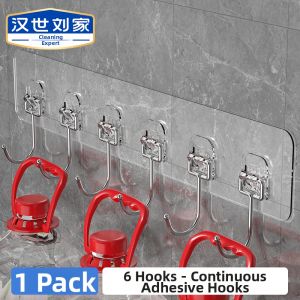 HANSHILIUJIA | Strong Adhesive Invisible Kitchen Wall Hook