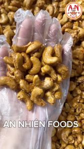 Điều sấy tỏi ớt/ Điều sấy tỏi ớt lá chanh (đậm đà- có video)