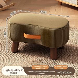 Home Multifunctional Footstool for Children and Adults Portable Soft Padded Stool