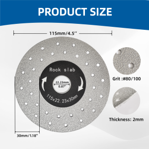 1/2/3Pcs Dia115/125mm Ultra-Thin Grinding Cutting Disc Rock Slad Saw Blade Marble Porcelain Tile Glass Multi Hole Cutter Plate