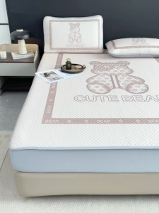 New Large Version Printed Ice Peas Bed Sheet Cool Cool Bed Sheet Fitted Bed Sheet High Quality Bed Sheet Queen/King