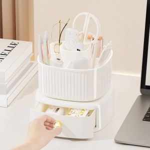 RAK4505 Rak Organizer Pulpen Stationary / Rak Kosmetik / Rak Serbaguna / Rak Pulpen Bisa Diputar