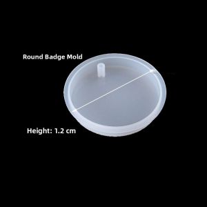 Handmade Jewelry Pendant Crystal Silicone Heart Shape High Gloss Wave Oval DIY Fashion Accessories  out New Unique Item