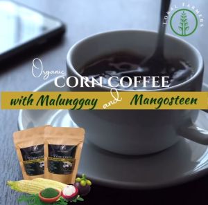 Organic Corn Coffee with Mangosteen and Malunggay from Mindanao 100g