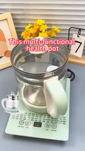 1.8L Electric Kettle Multi-function Health Pot Teapot Household Thick Glass Kettle Thermos With Strainer 養生壺
