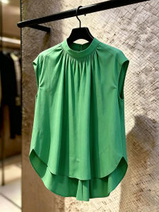 SHUAIYUE | Áo Blouse Dập Ly Thiết Kế Độc Đáo