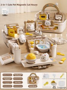Educational Magnetic Dollhouse 3-6 Years Girls