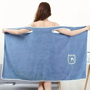 Khăn Tắm Sợi Nhỏ Siêu Nhỏ Nhanh Khô Dành Cho Nữ Khăn Tắm Mặc Được Cho Bé Gái Khăn Tắm Bãi Biển Spa Phòng Tập Thể Dục Giặt Máy Được Màu Trơn