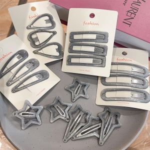 2025 New Y2K Hot Girl Five Pointed Star Hair Clip Cute Bangs Side Hair Card Female Headwear BB Clip Fresh out New Fashion Jewelry