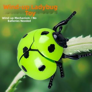 JIFANPAUL | Realistic Crawling Ladybug Model Childrens Toy