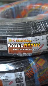 KITANI - NYYHY 3×4 mm² - 50 Meter - Kabel Tembaga Serabut