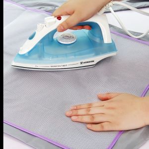 Miếng ủi đệm ủi tấm Lưới Chịu Nhiệt Bảo Vệ Quần Áo Khi Ủi Tiện DụngMàu ngẫu nhiên-HAUSE